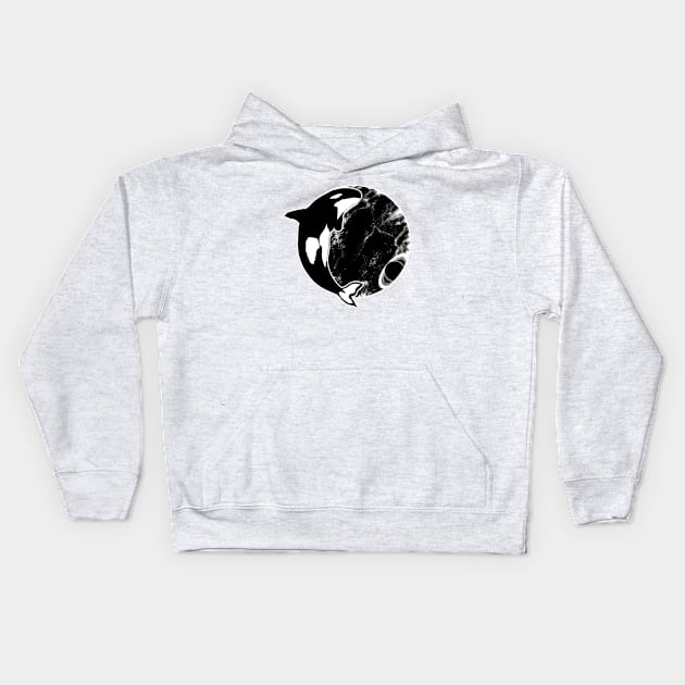 Orca Kids Hoodie by euglenii